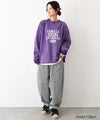 IN THE MARKET｜カレッジロゴピグメント加工ミニ裏毛 [[C-2628]][C]