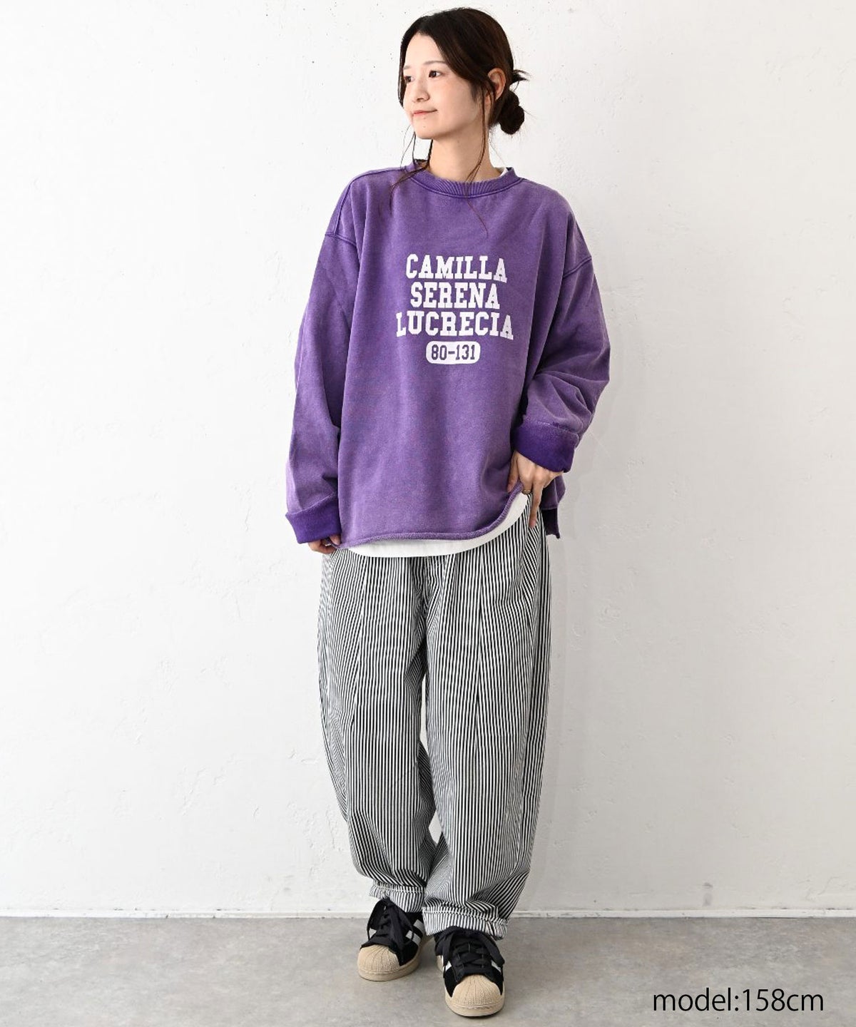 IN THE MARKET｜カレッジロゴピグメント加工ミニ裏毛 [[C-2628]][C]