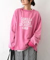 IN THE MARKET｜カレッジロゴピグメント加工ミニ裏毛 [[C-2628]][C]