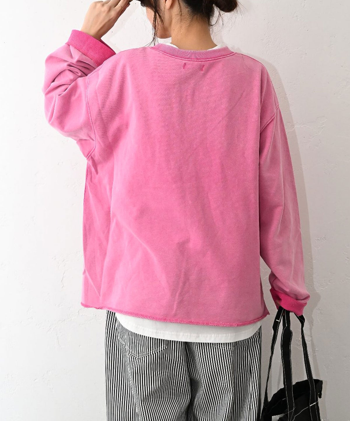 IN THE MARKET｜カレッジロゴピグメント加工ミニ裏毛 [[C-2628]][C]