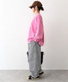 IN THE MARKET｜カレッジロゴピグメント加工ミニ裏毛 [[C-2628]][C]