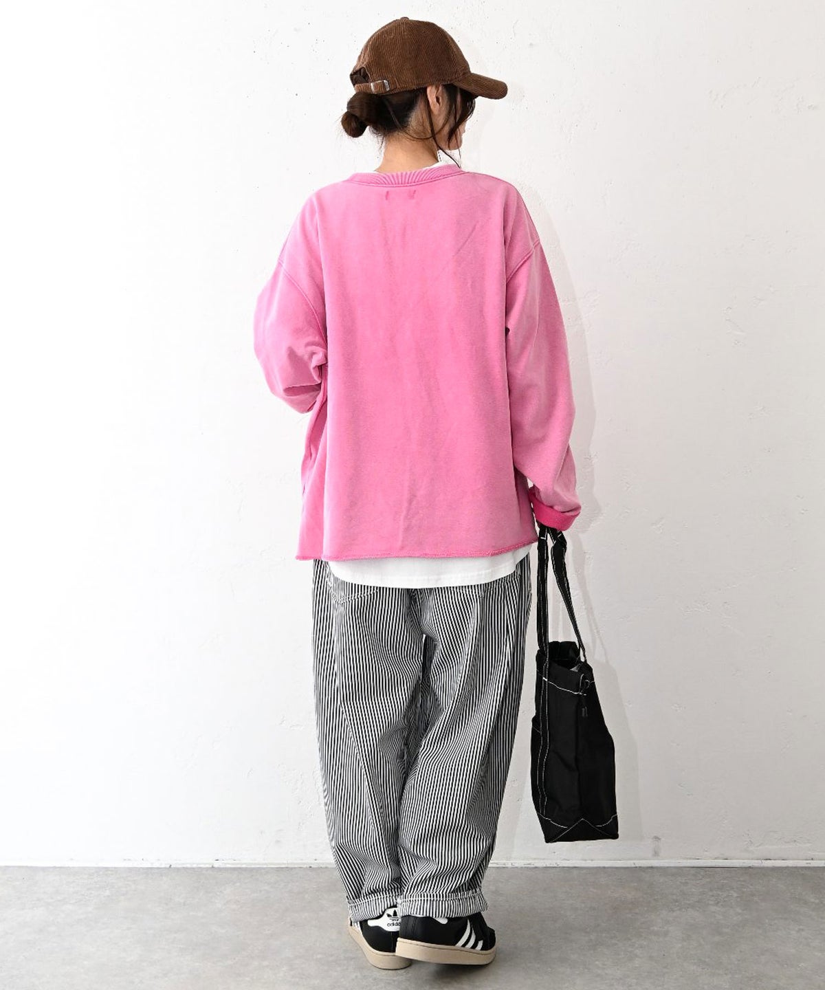IN THE MARKET｜カレッジロゴピグメント加工ミニ裏毛 [[C-2628]][C]