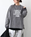 IN THE MARKET｜カレッジロゴピグメント加工ミニ裏毛 [[C-2628]][C]