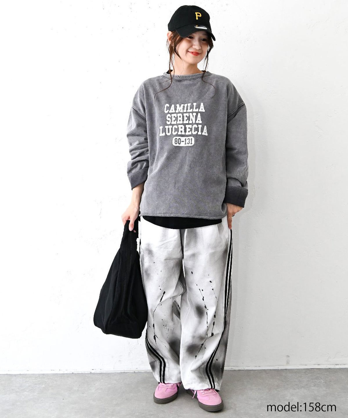 IN THE MARKET｜カレッジロゴピグメント加工ミニ裏毛 [[C-2628]][C]