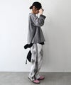 IN THE MARKET｜カレッジロゴピグメント加工ミニ裏毛 [[C-2628]][C]