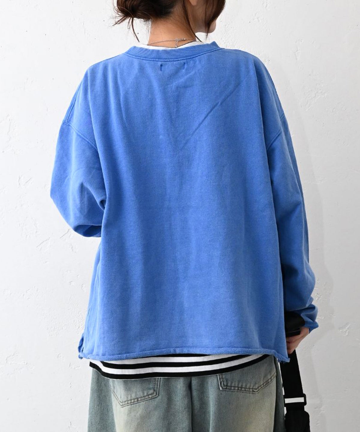 IN THE MARKET｜カレッジロゴピグメント加工ミニ裏毛 [[C-2628]][C]