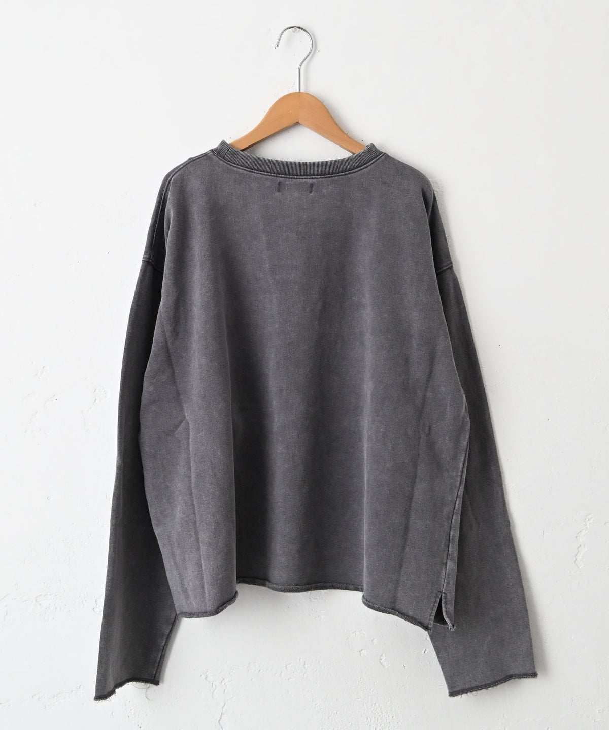 IN THE MARKET｜カレッジロゴピグメント加工ミニ裏毛 [[C-2628]][C]