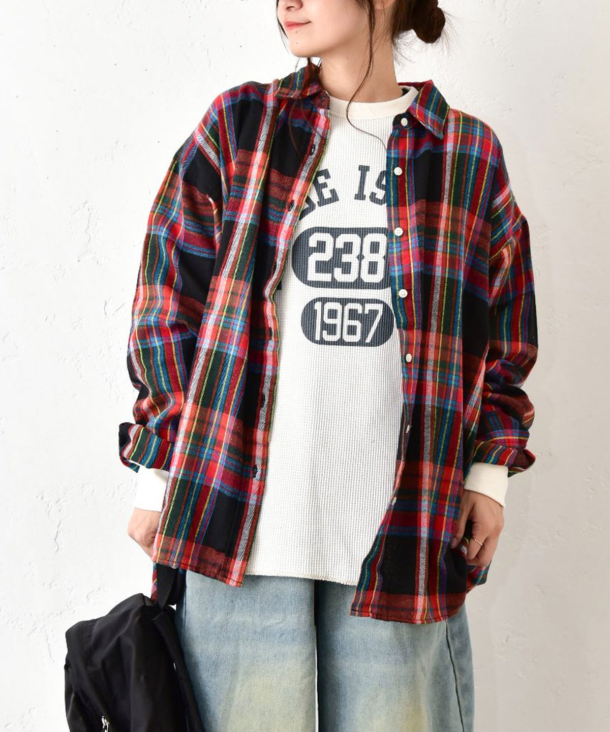  IN THE MARKET｜チェック柄ネルシャツ [[C-2569]][C]