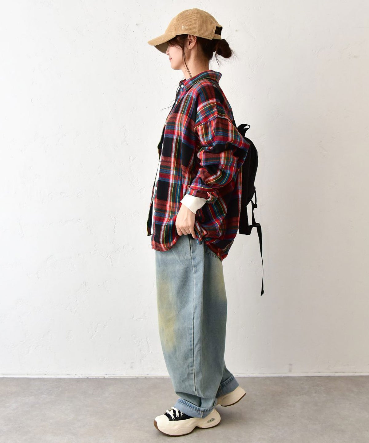  IN THE MARKET｜チェック柄ネルシャツ [[C-2569]][C]