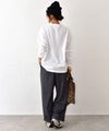 her.｜ワイドスリーブロゴカットソー [[Wide Long Sleeve Tee/2026]][C]