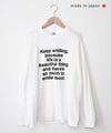 her.｜ワイドスリーブロゴカットソー [[Wide Long Sleeve Tee/2026]][C]