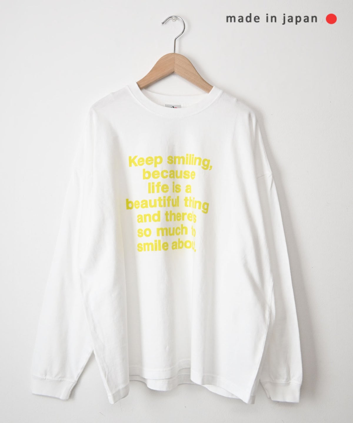 her.｜ワイドスリーブロゴカットソー [[Wide Long Sleeve Tee/2026]][C]