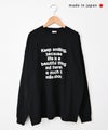 her.｜ワイドスリーブロゴカットソー [[Wide Long Sleeve Tee/2026]][C]