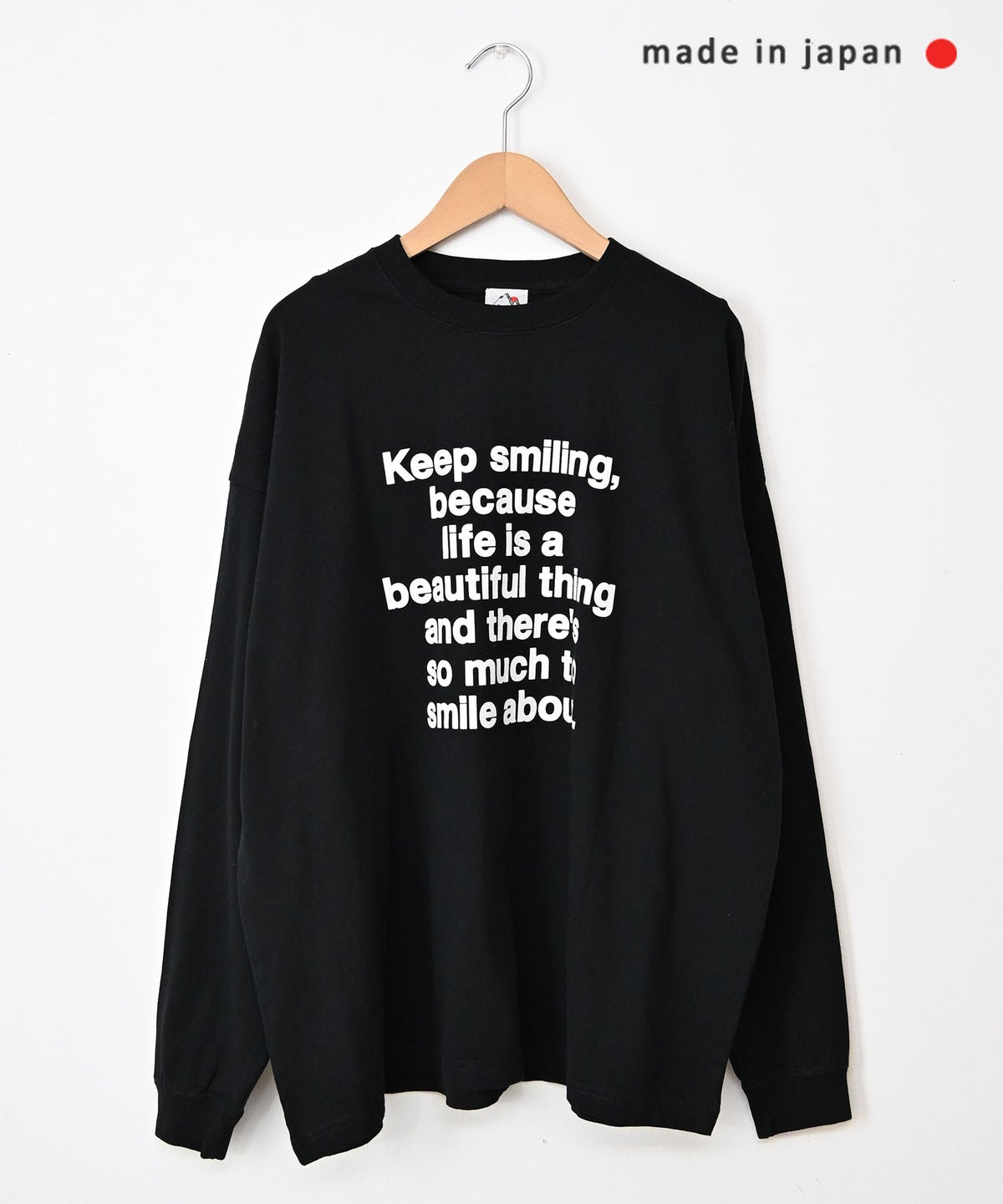 her.｜ワイドスリーブロゴカットソー [[Wide Long Sleeve Tee/2026]][C]
