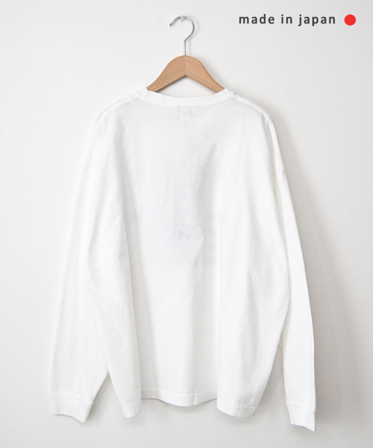 her.｜ワイドスリーブロゴカットソー [[Wide Long Sleeve Tee/2026]][C]