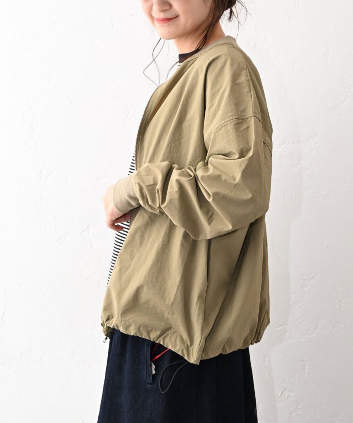 IN THE MARKET｜ナイロン素材MA1アウター [[C-2609]][C]