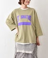 her.｜6.1OZ PIGMENT DYED 4/5TEE ST.IGNATIUS [[MTAH607-1005]][C]