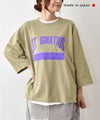 her.｜6.1OZ PIGMENT DYED 4/5TEE ST.IGNATIUS [[MTAH607-1005]][C]