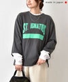 her.｜6.1OZ PIGMENT DYED 4/5TEE ST.IGNATIUS [[MTAH607-1005]][C]