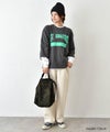 her.｜6.1OZ PIGMENT DYED 4/5TEE ST.IGNATIUS [[MTAH607-1005]][C]