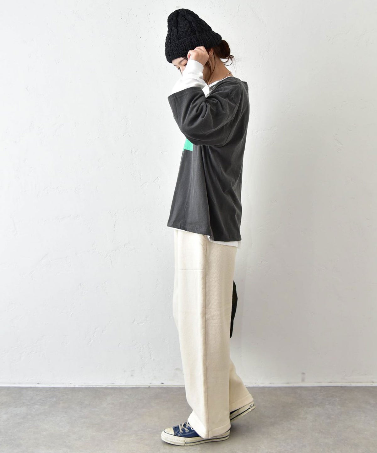 her.｜6.1OZ PIGMENT DYED 4/5TEE ST.IGNATIUS [[MTAH607-1005]][C]