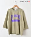  her.｜6.1OZ PIGMENT DYED 4/5TEE ST.IGNATIUS [[MTAH607-1005]][C]