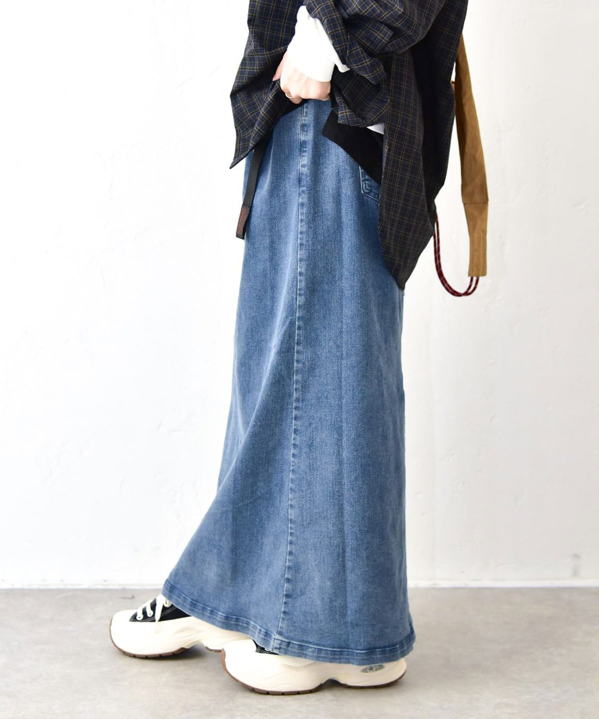 IN THE MARKET｜ベルト付きAラインスカート [[IN-118]][C]