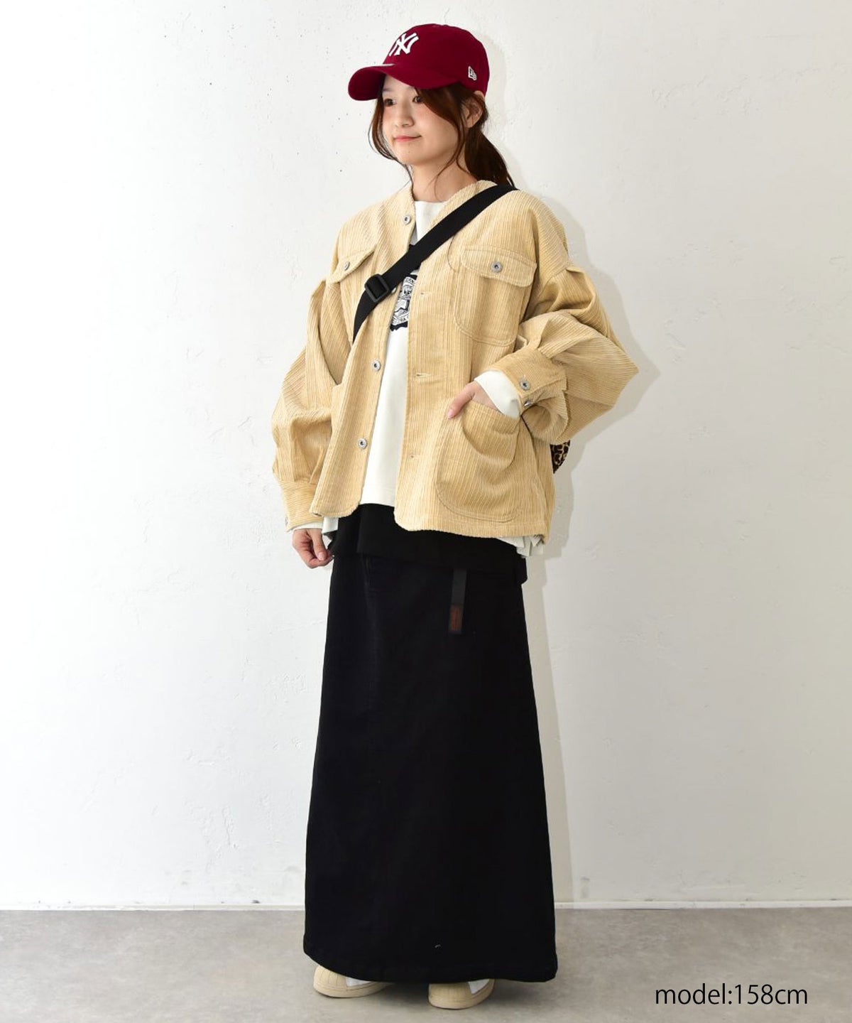  IN THE MARKET｜ベルト付きAラインスカート [[IN-118]][C]