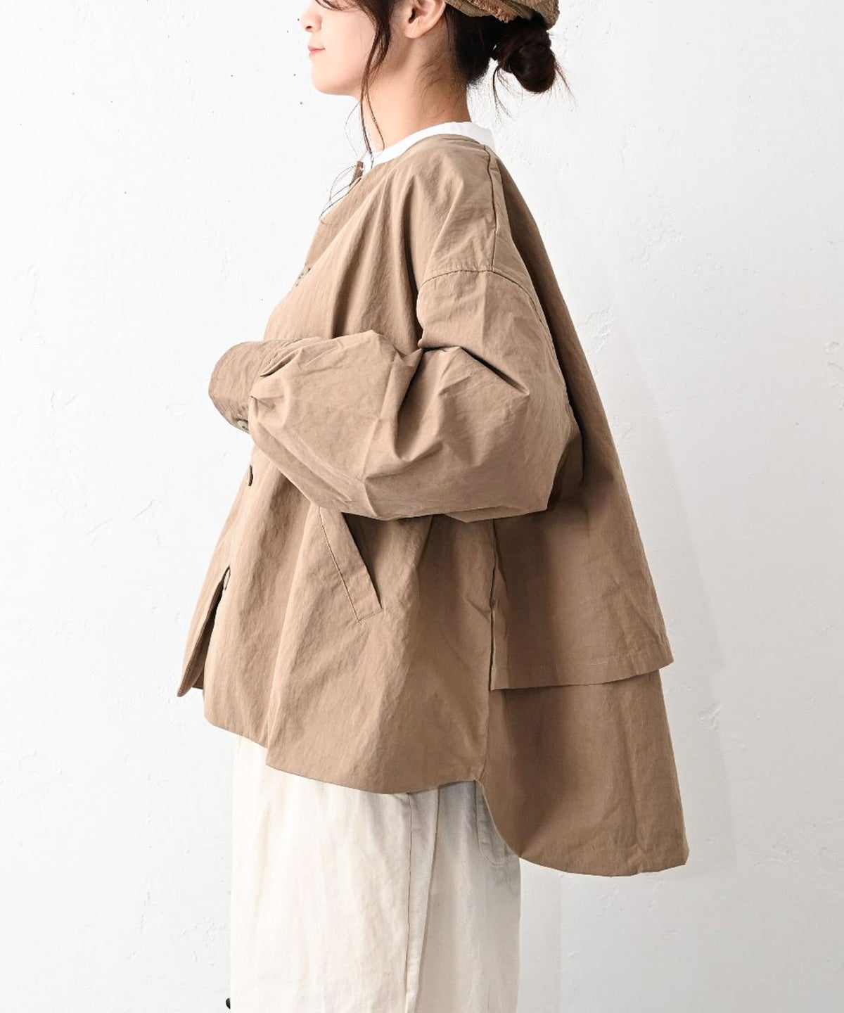  hagumu｜バックドロストブルゾン [[C-781]][C]