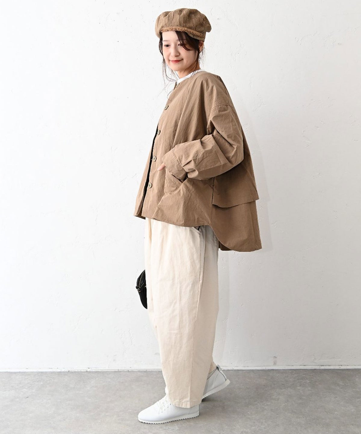  hagumu｜バックドロストブルゾン [[C-781]][C]