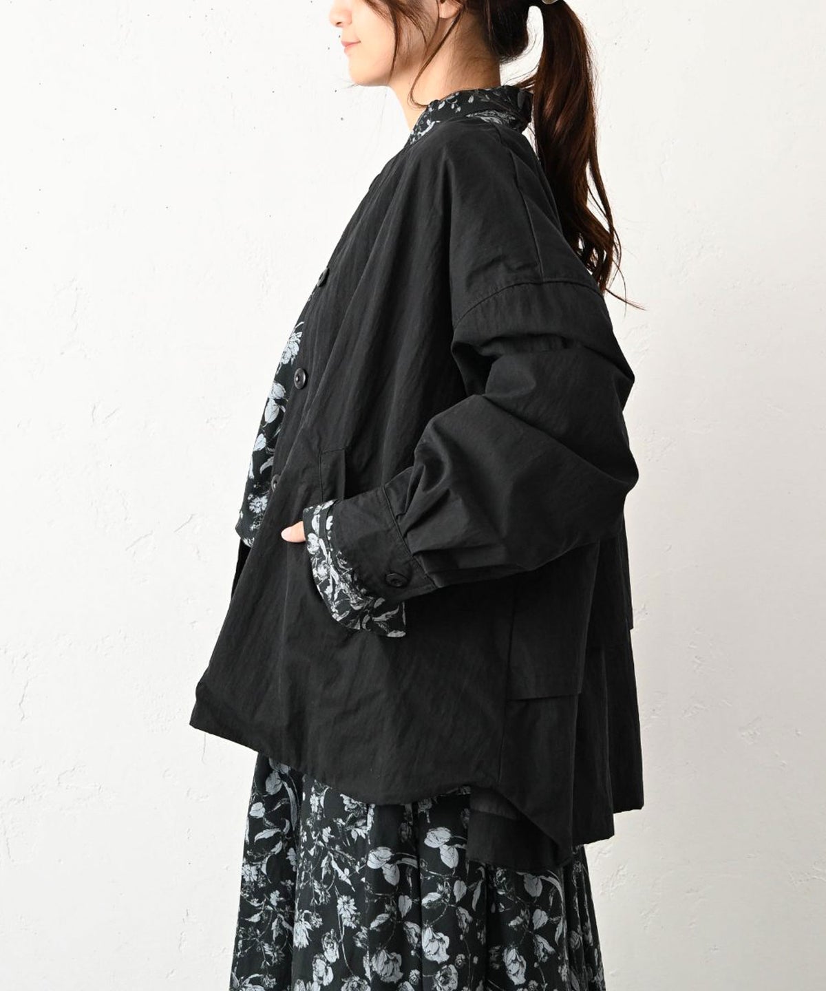  hagumu｜バックドロストブルゾン [[C-781]][C]