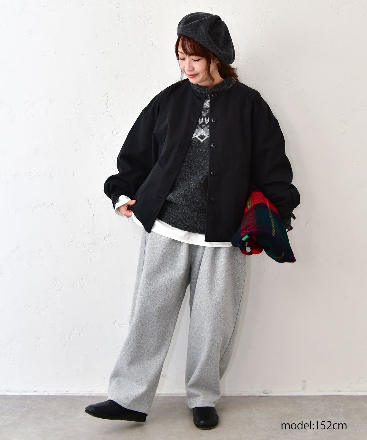  hagumu｜バックドロストブルゾン [[C-781]][C]