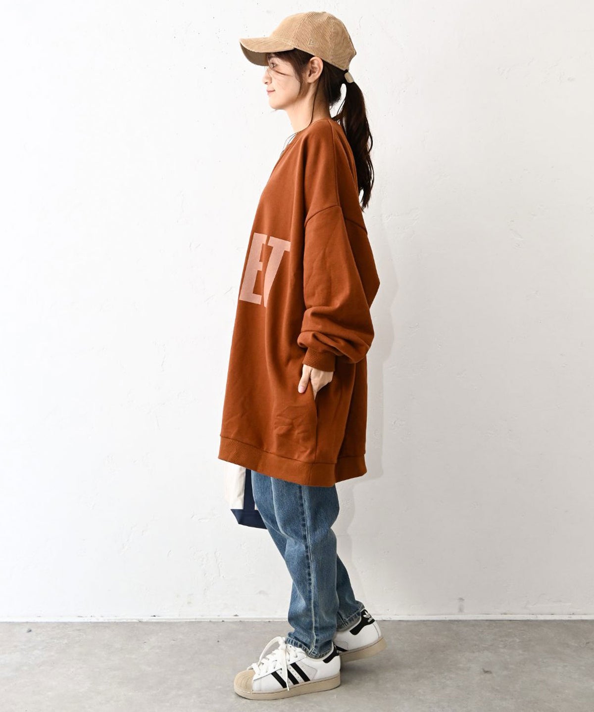 IN THE MARKET｜ロゴ入りハーフジッププルオーバー [[C-2612]][C]