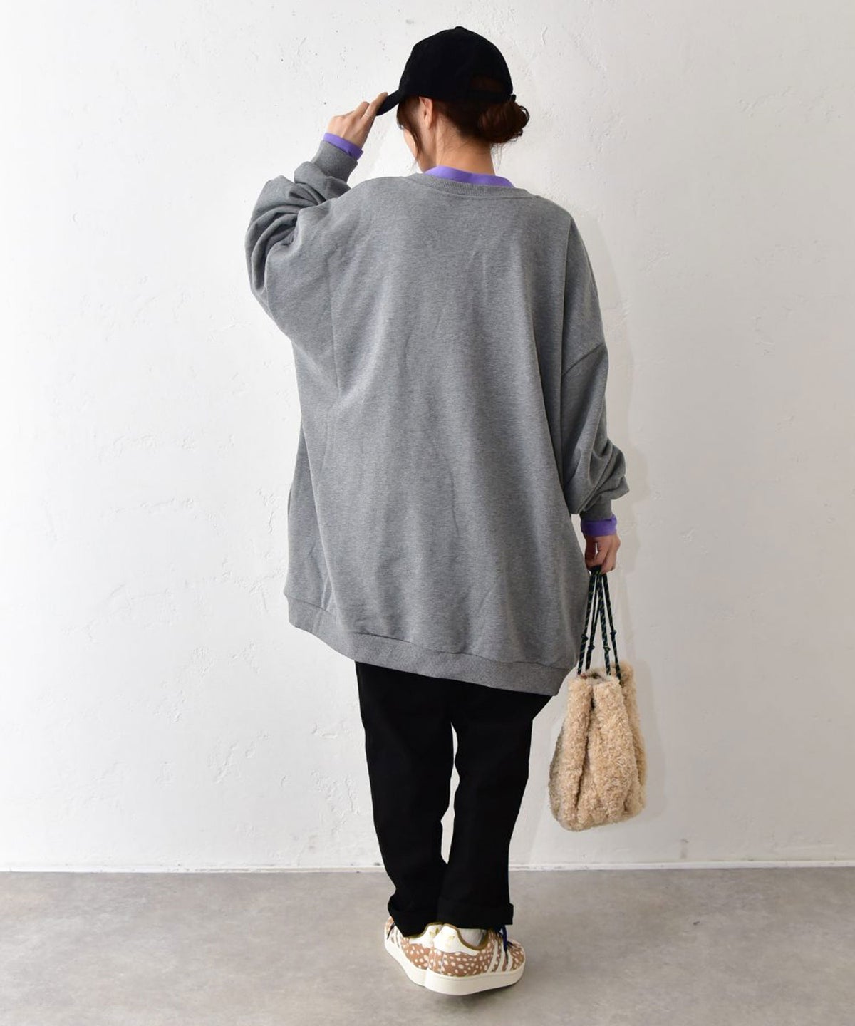 IN THE MARKET｜ロゴ入りハーフジッププルオーバー [[C-2612]][C]