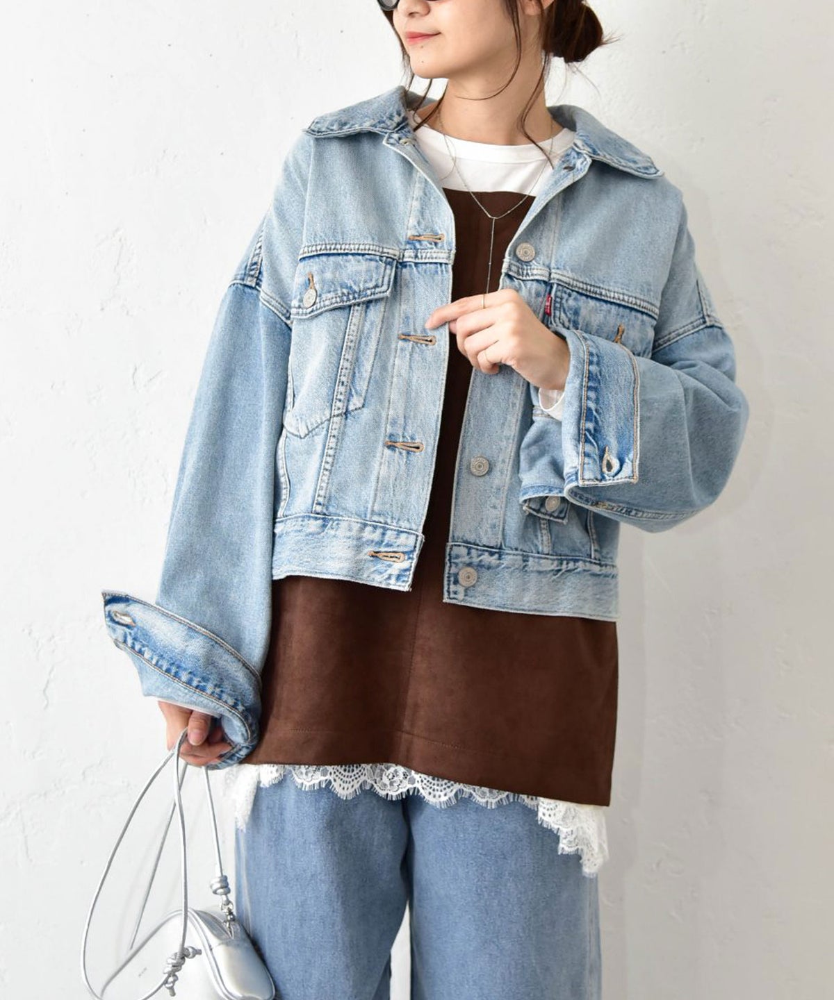 LEVI´S｜LOOSE CROP TRUCKER [[0089L-0004]][C]