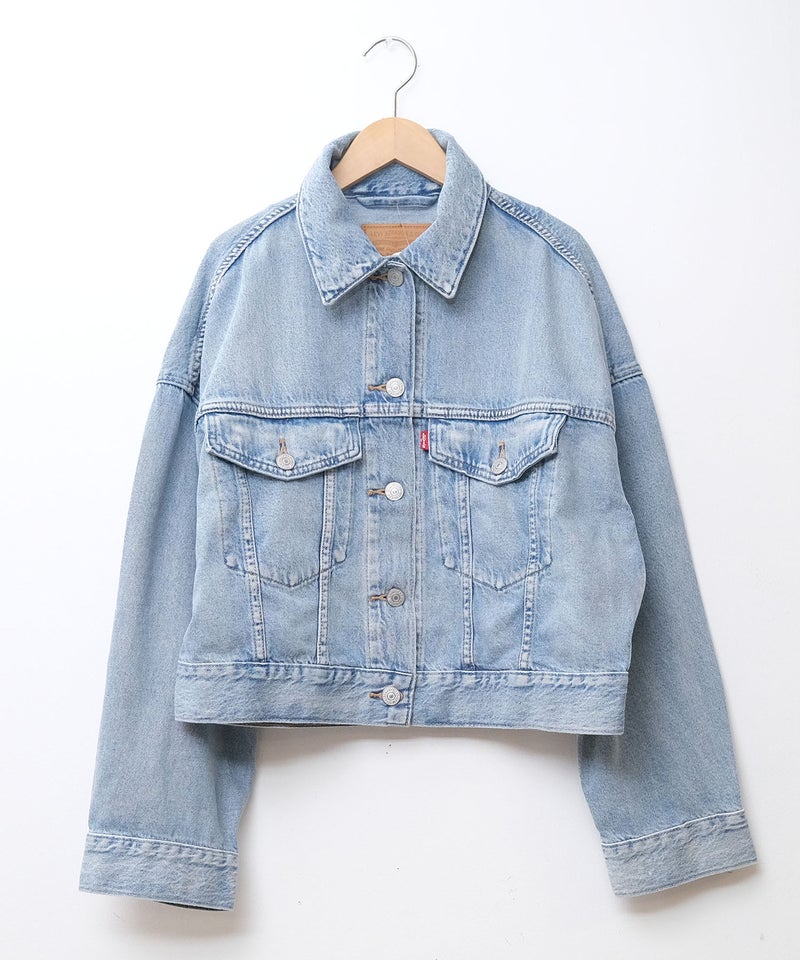  LEVI´S｜LOOSE CROP TRUCKER [[0089L-0004]][C]