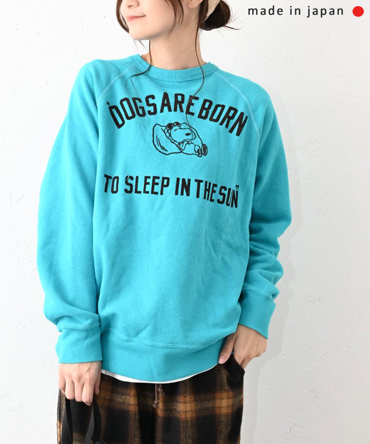 DENIM&DUNGAREE｜ビンテージウラケSNOOPY SLEEPスウェット [[22681493]][C]