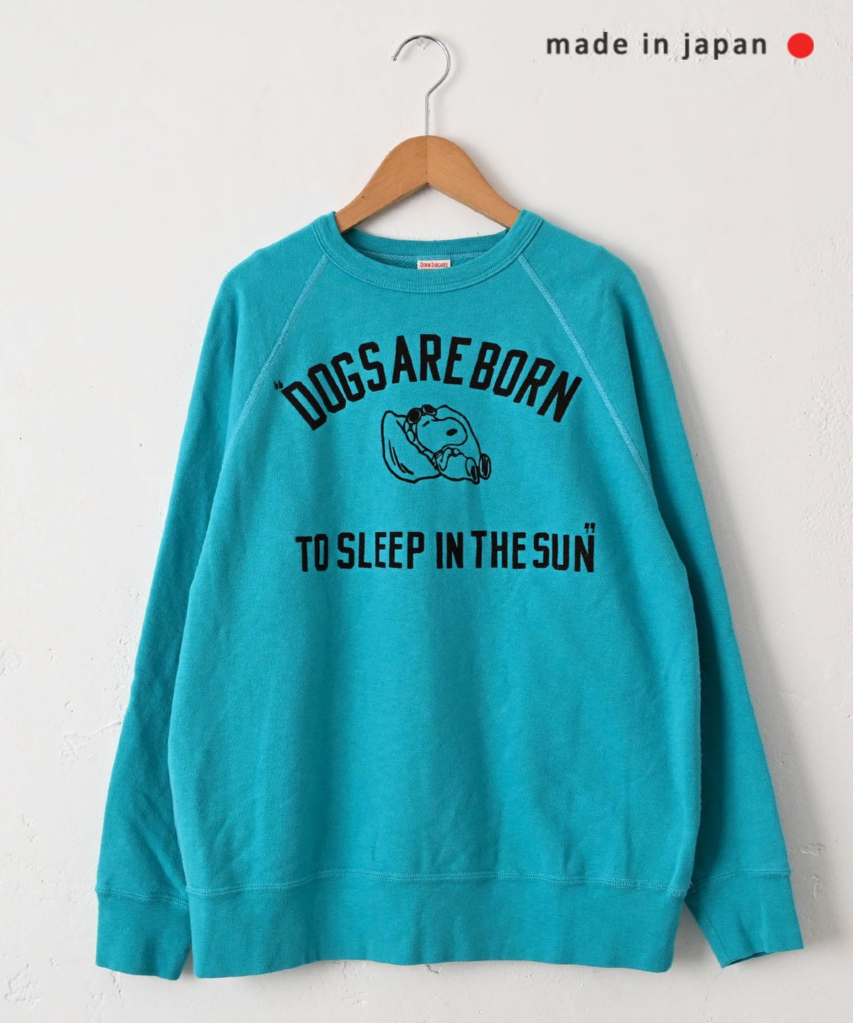 DENIM&DUNGAREE｜ビンテージウラケSNOOPY SLEEPスウェット [[22681493]][C]