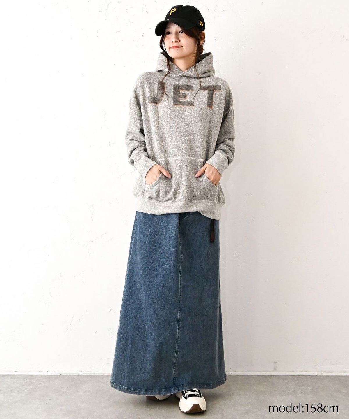  DENIM&DUNGAREE｜ビンテージウラケJETパーカー [[22680405]][C]