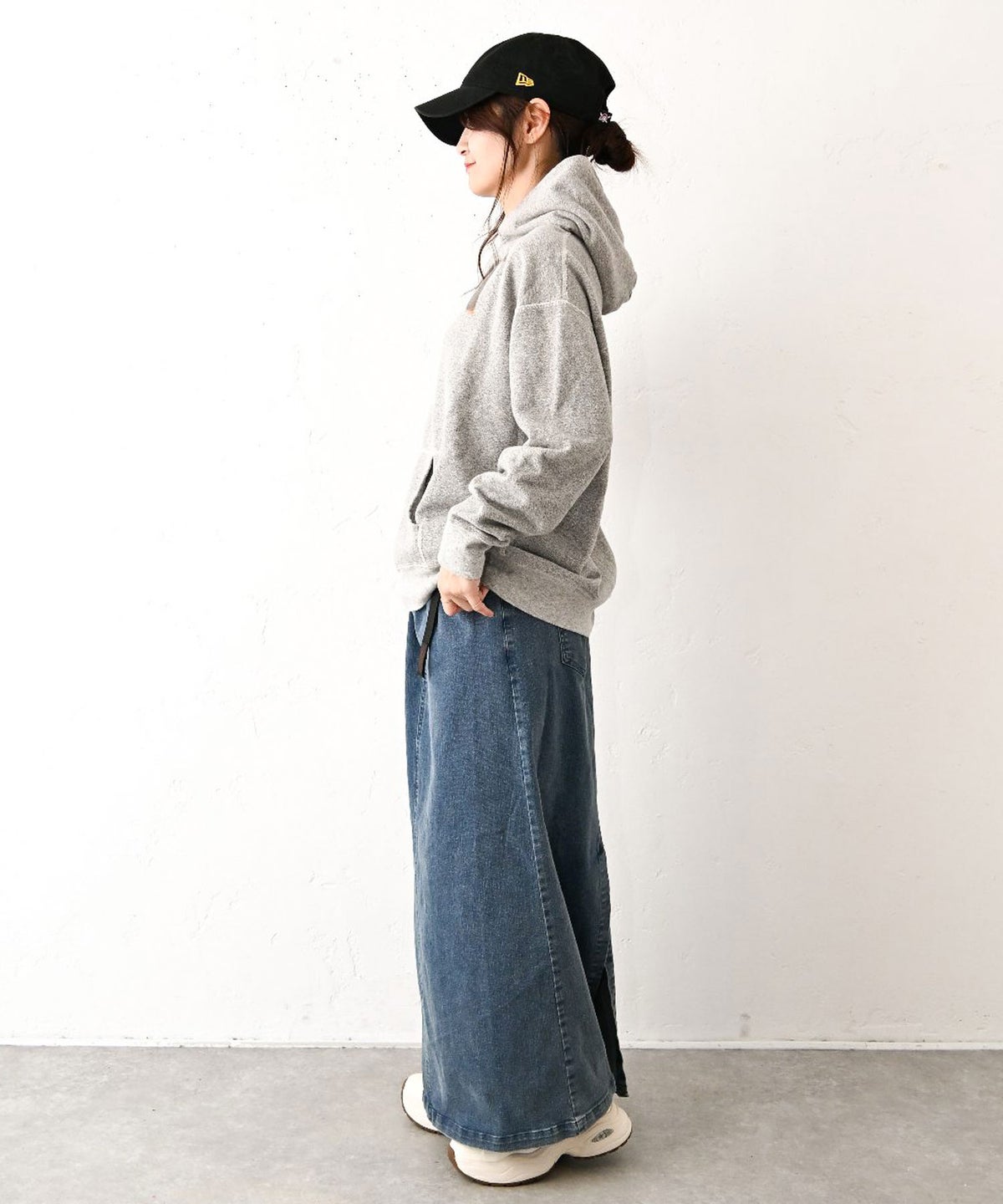  DENIM&DUNGAREE｜ビンテージウラケJETパーカー [[22680405]][C]