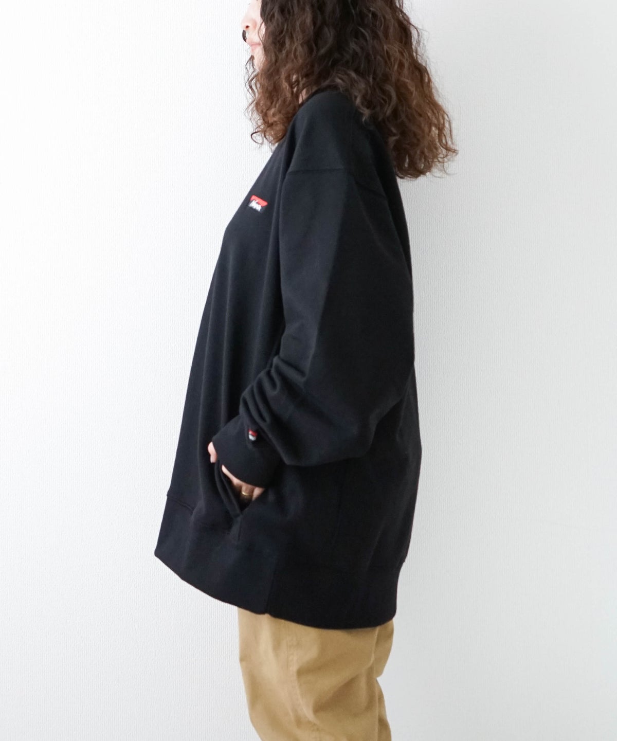  NANGA｜ECO HYBRID MINI BOX LOGO EMBROIDERY SWEATSHIRT [[NW2441-1F013]][D]