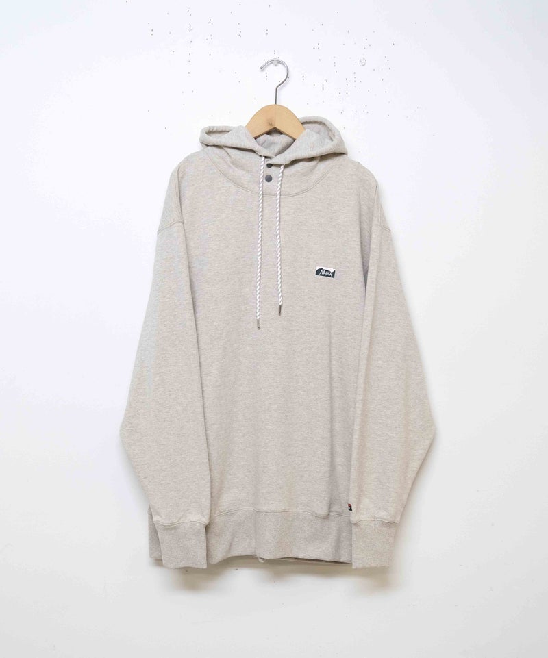 NANGA｜ECO HYBRID MINI BOX LOGO EMBROIDERY SWEAT HOODIE [[NW2441-1F014]][D]