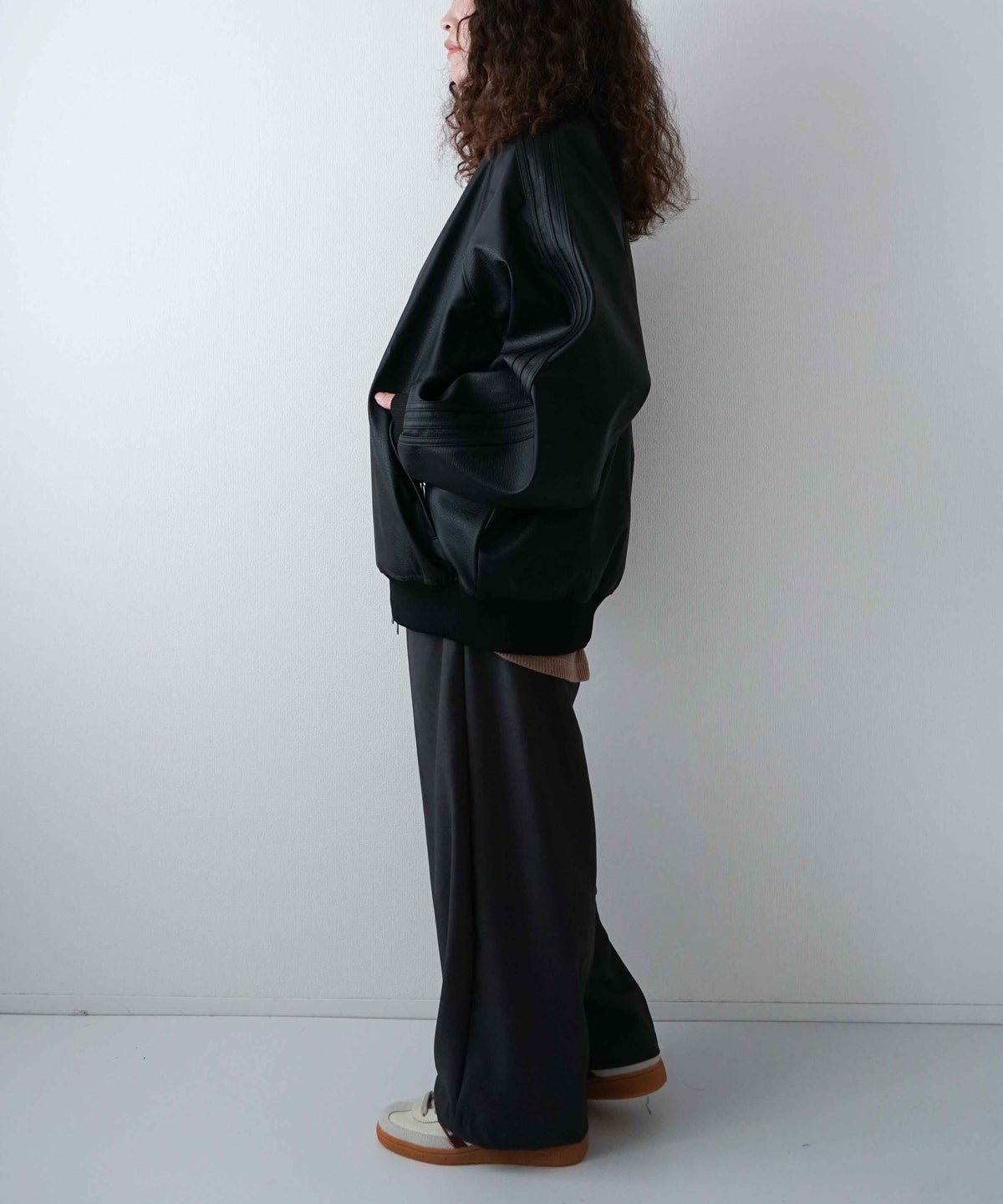 adidas｜PLEATHER SST OVERSIZED TRACK TOP [[I4289]][D]