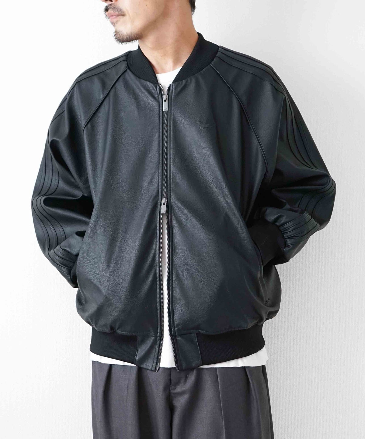 adidas｜PLEATHER SST OVERSIZED TRACK TOP [[I4289]][D]