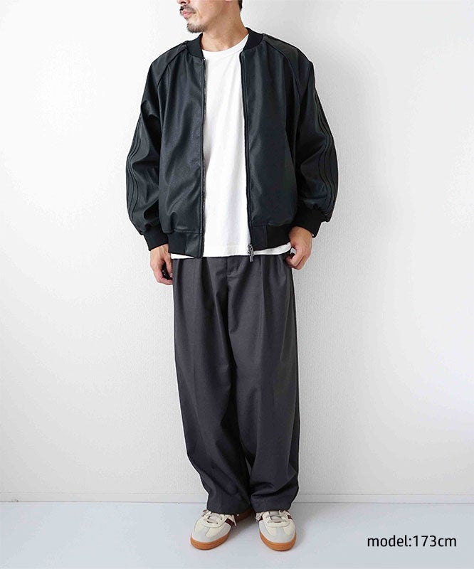 adidas｜PLEATHER SST OVERSIZED TRACK TOP [[I4289]][D]