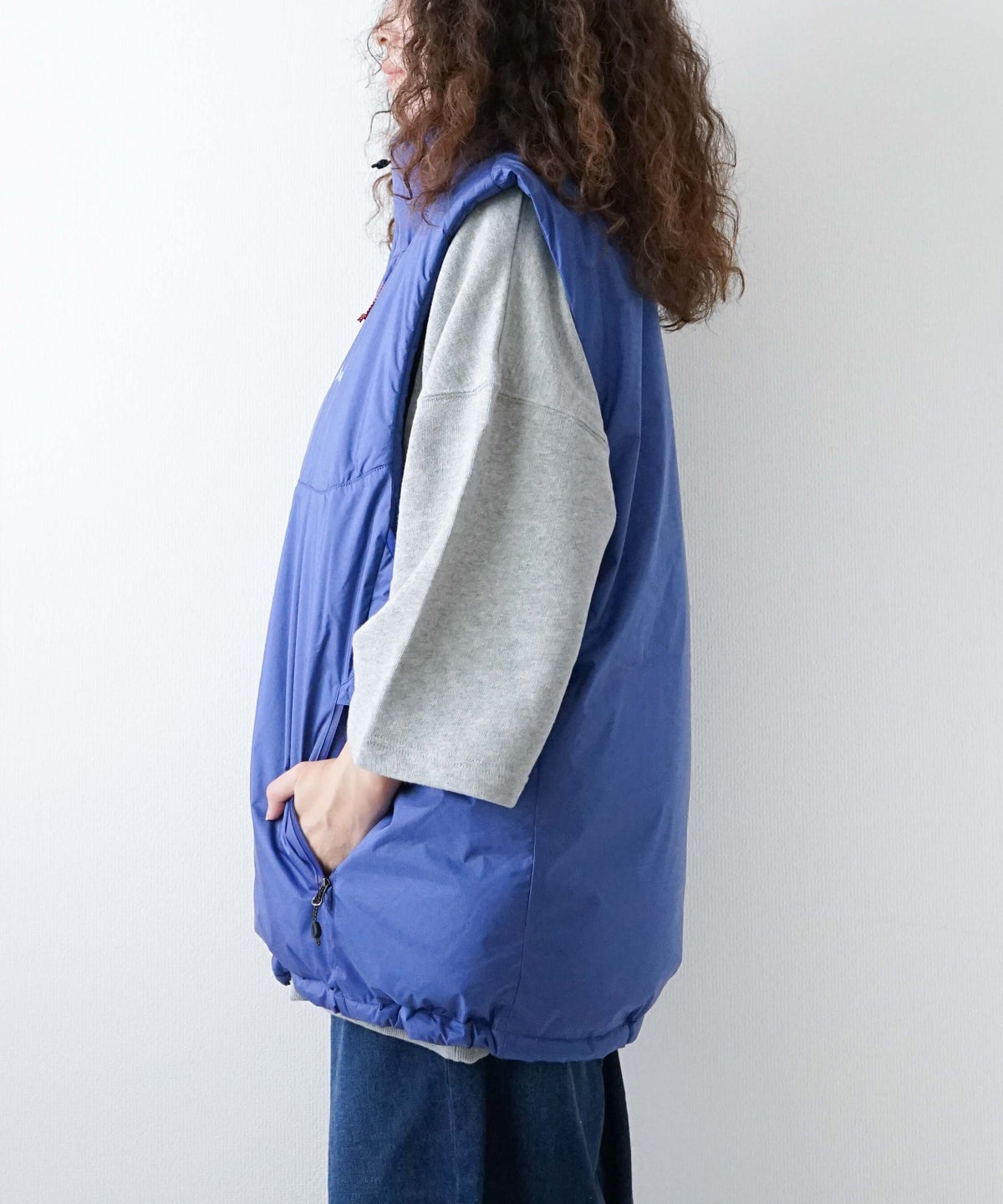 NANGA｜AURORA TEX STAND COLLAR VEST [[ND2441-1N010]][D]