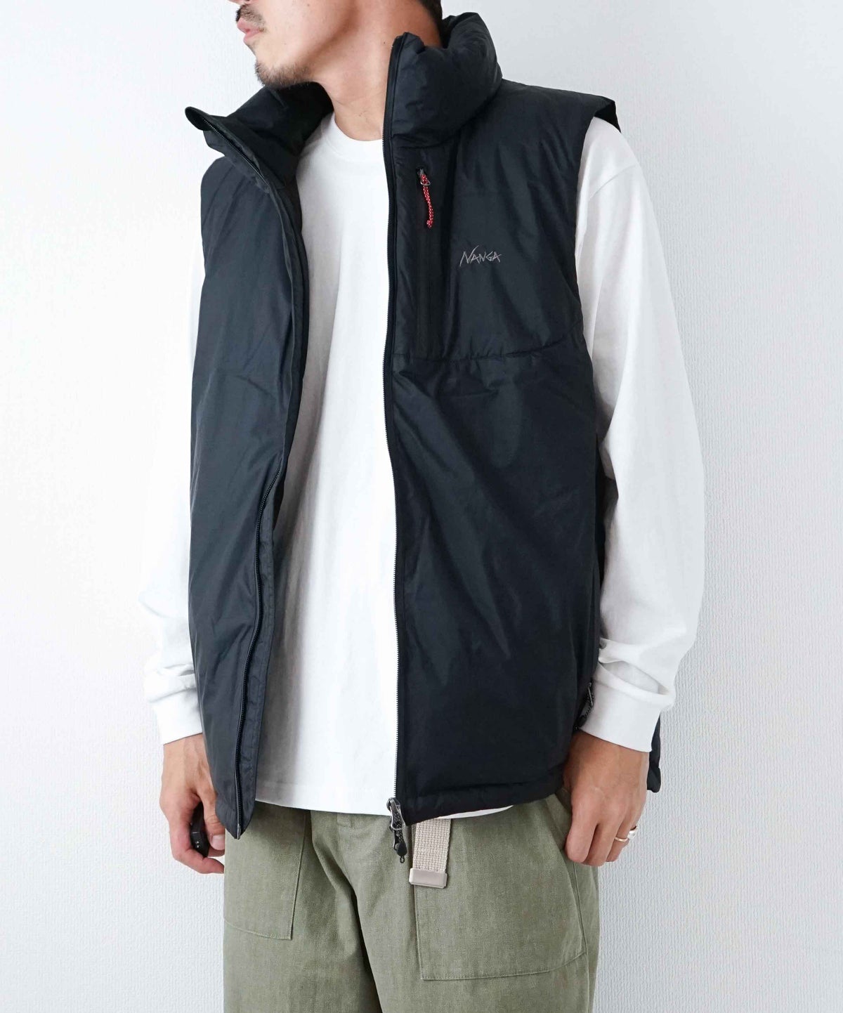 NANGA｜AURORA TEX STAND COLLAR VEST [[ND2441-1N010]][D]