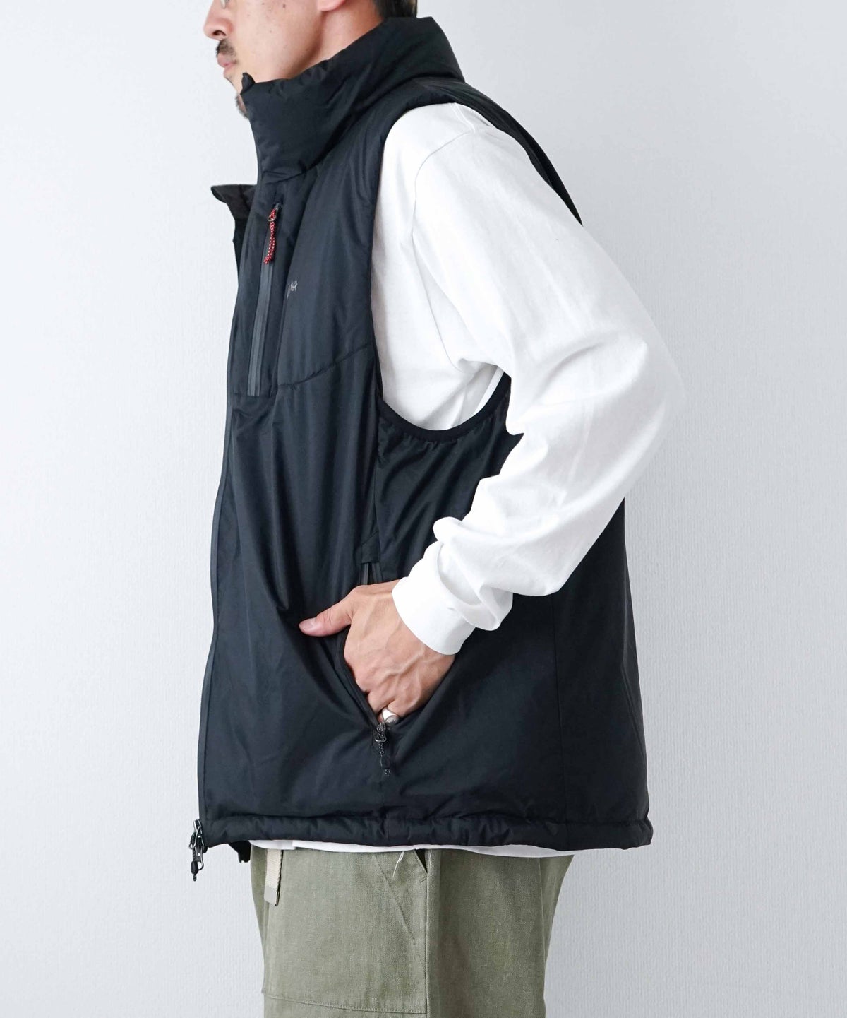 NANGA｜AURORA TEX STAND COLLAR VEST [[ND2441-1N010]][D]