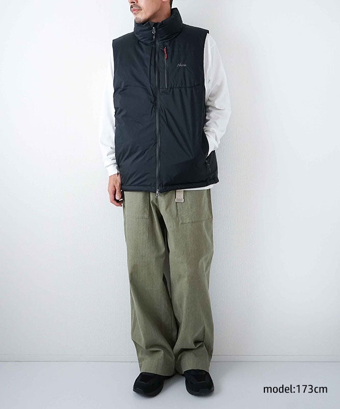 NANGA｜AURORA TEX STAND COLLAR VEST [[ND2441-1N010]][D]