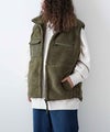  TAION｜MILITARY PILE-FLEECE HIGH-NECK VEST [[TAION-002LV3NDML-1]][D]